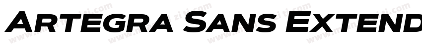 Artegra Sans Extended Black字体转换